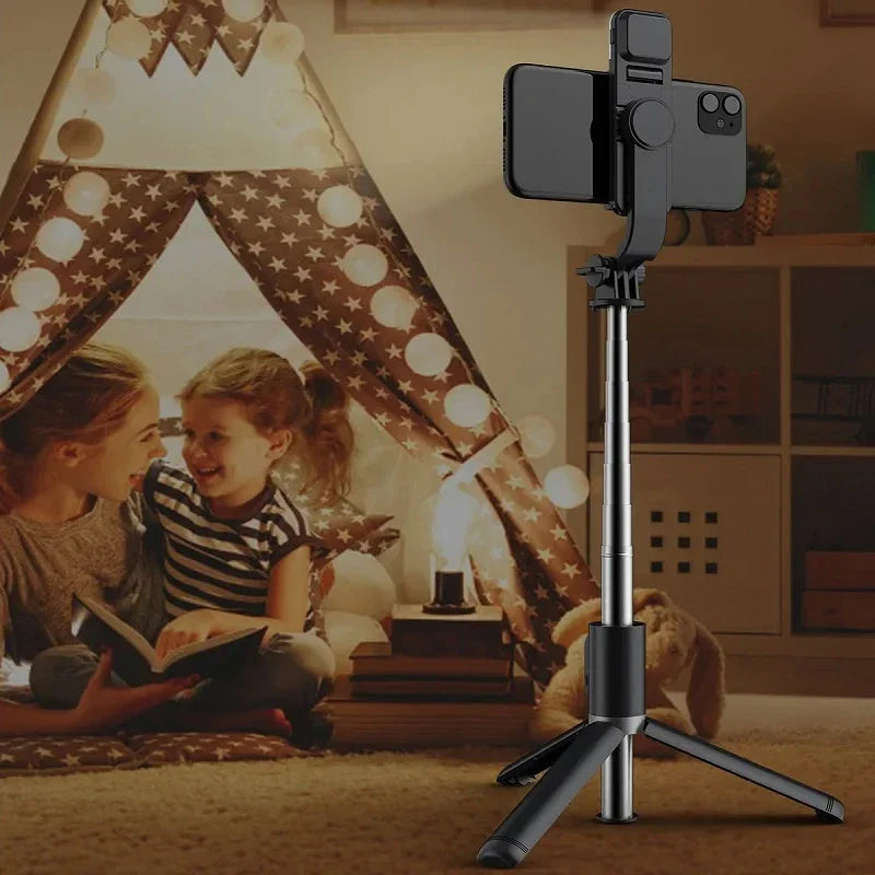 Xiaomi Mijia Selfie Stick 1045Mm Wireless Bluetooth LED Fill Light Extended Tripod with Remote Shutter for Android IOS Cellphone