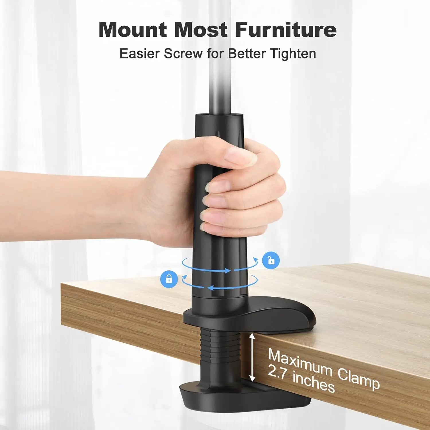 Phone Holder Stand Lazy Bracket Headrest Bed 360 Flexible Long Arms Clamp Mount for Iphone Samsung and 3.5~6.7" Device
