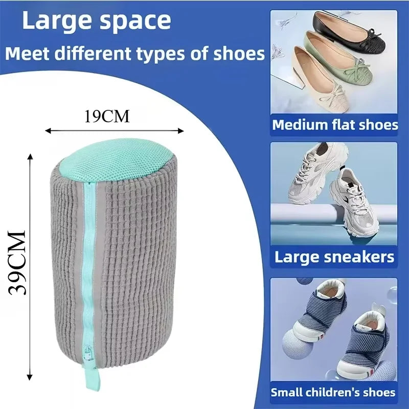 Laundry Shoe Bag | Shoe Washing Machine Bag | Reusable Laundry Shoe Bag for Washer and Dryer for All Shoe Types and Sizes