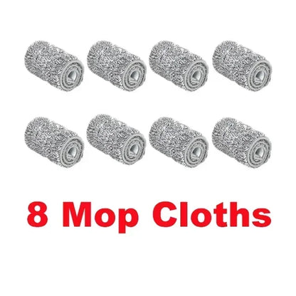 Flat Squeeze Mop with Bucket, Easy Wring, All-Purpose Floor Cleaning, Microfiber Pads, Wet or Dry,For Hardwood & Laminate Floors