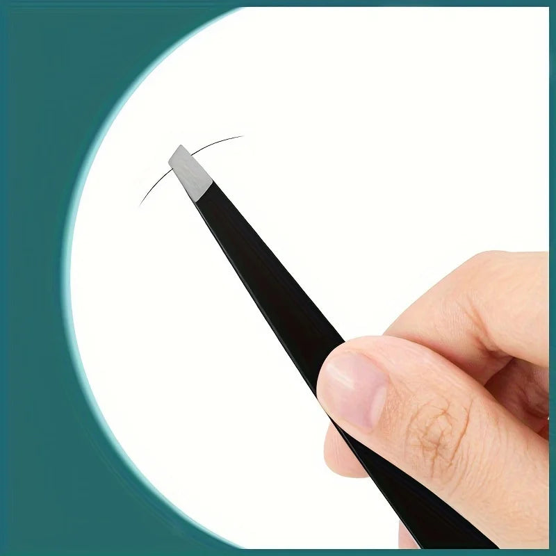 Three-Piece Stainless Steel Eyebrow Clip Comb Scissors Eyebrow Trimmer Eyebrow Trimmer Tool