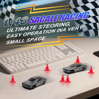 1/64 or 1/43 Mini Drift RC Car  Remote Control Racing Vehicle with LED Lights Radio Controlled High Speed Car Desktop Toys