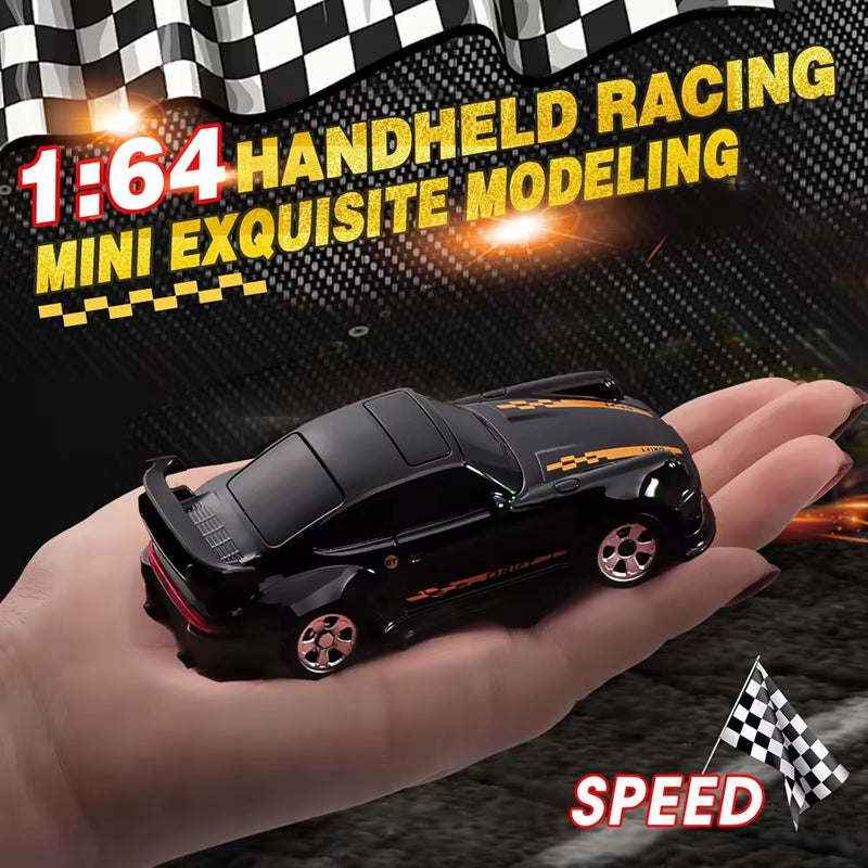 1/64 or 1/43 Mini Drift RC Car  Remote Control Racing Vehicle with LED Lights Radio Controlled High Speed Car Desktop Toys