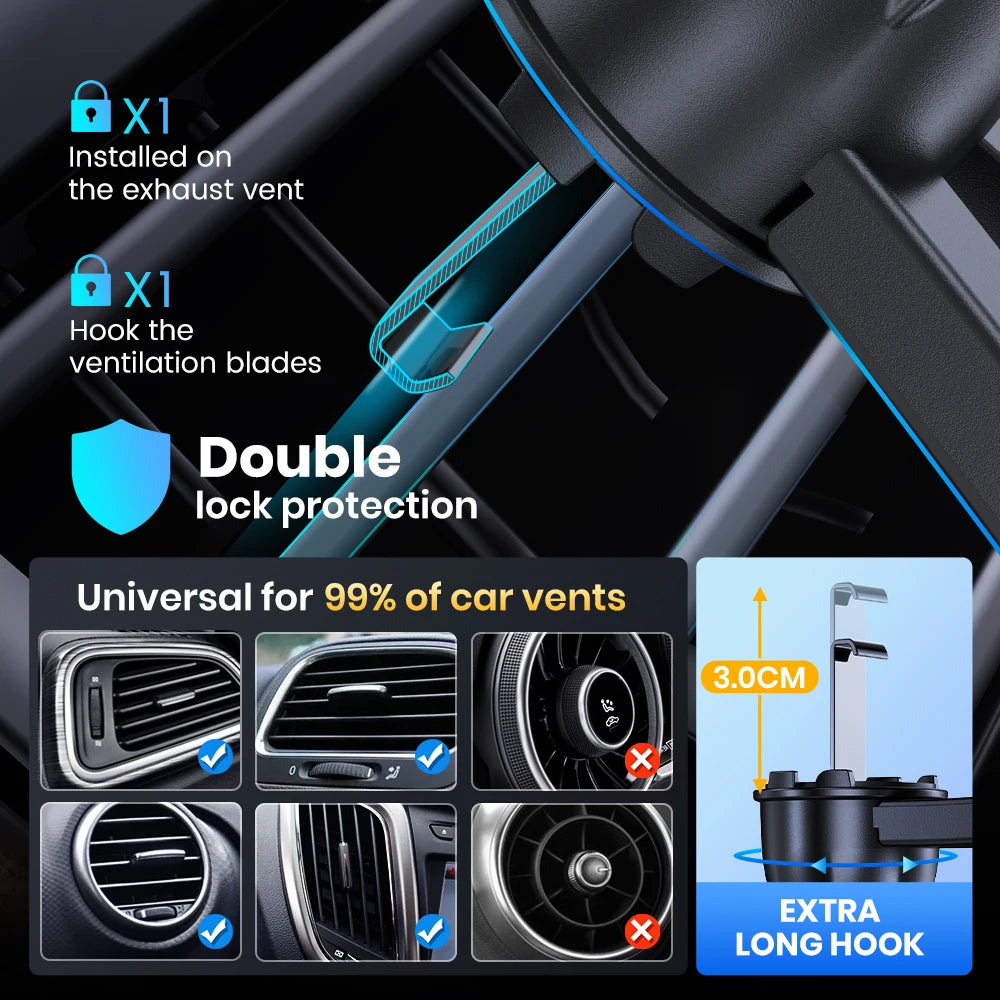 Universal Car Bracket Gravity Auto Phone Holder Car Air Vent Clip Mount Mobile Phone Holder Cell Phone Stand for All Phones