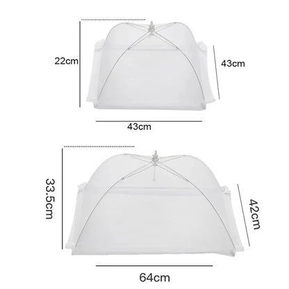 Food Cover Mesh Folding Washable Flies Tables Cover Insect Proof Protective Dish Covers Home Kitchen Storage Accessaries