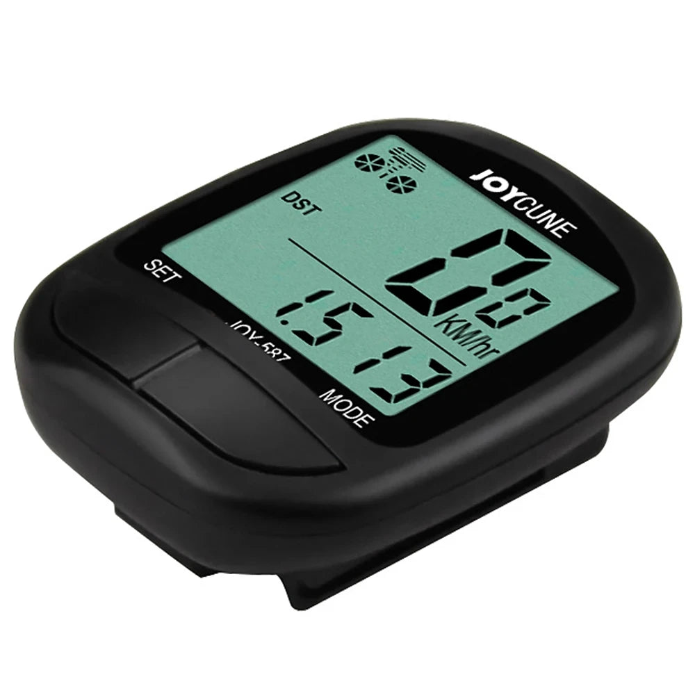 Bike Computer Bicycle Waterproof Wired Speedometer and Odometer Stopwatch Cycle Bike Computer with LED Display for Cycle Match