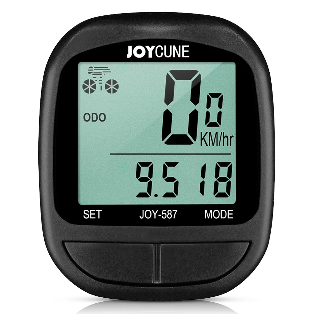 Bike Computer Bicycle Waterproof Wired Speedometer and Odometer Stopwatch Cycle Bike Computer with LED Display for Cycle Match